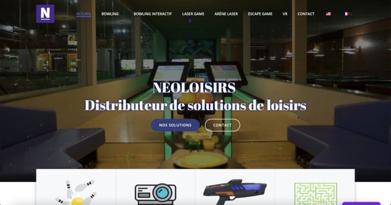 Site web agence Lanester octoweb Neoloisirs